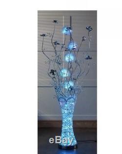 Flower Vase Chrome Light Silver Luxury Floor Lamp 120 Colour