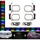 07-14 Chevy Silverado Multi-color Changing Shift Led Rgb Headlight Halo Ring Set