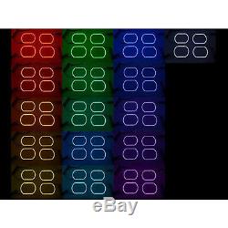 07-14 Chevy Silverado Multi-Color Changing Shift LED RGB Headlight Halo Ring Set