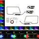 09-14 Ford F-150 Multi-color Changing Shift Led Rgb Headlight Halo Ring M7 Set