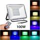 100w 50w 30w Rgb Led Floodlight Outdoor Color Changing Remote Control Waterproof