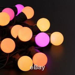 10m Twinkly Gen II Smart App Controlled LED Festoon Lights Christmas Decor