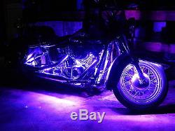 10pc 18 Color Change Led Honda Shadow Motorcycle Led Strip/Pod Neon Light Kit