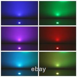 10x Smart WIFI 22mm LED Decking Lights RGB Colour Changing Kitchen Plinth Garden