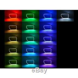 11-16 Ford F-250 Truck Multi-Color Changing LED RGB Headlight Halo Rings M7 Set