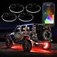 12v App Control 4x15 Universal Wheel Led Accent Color Changing Light Kit