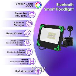 1350LM LED Floodlight Outdoor Smart RGB Colour Changing DIM Atmosphere Light