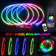 15.5'' Rgb Color Changing Led Wheel Lights For Car Truck Bluetooth App + Remote