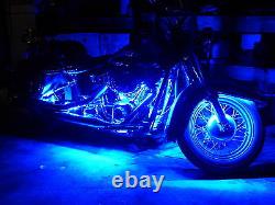 18 Color Change Led Cross Country Motorcycle 16pc Motorcycle Led Strip Kit