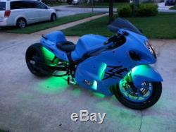 18 Color Change Led Victory Vision Motorcycle 24pc Led Neon Strip Super Kit