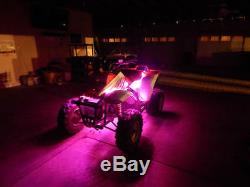 18 Color Changing Led RZR XP 1000 ATV UTV Quad 4Wheeler 10pc Led Neon Glow Kit