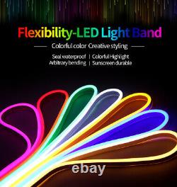 1-25M LED Strip 220V Neon Flex Rope Lights Waterproof Flexible Outdoor Lighting