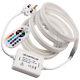 1m-25m 5050 Rgb Flex Led Neon Rope Light Strip Bluetooth/app Control Decor 220v