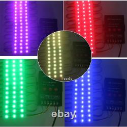 200Pcs 12V 5050 SMD 3 LED Module RGB Color Changing Lights Lamp for Home Garden