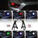 2015-2017 Ford Mustang Rgbw Demon Eye Led Multi-color Changing Headlight Drl Set