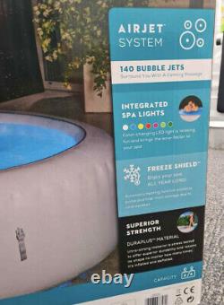 2021 Lay Z Spa PARIS 4-6 Person Hot Tub Freeze Shield LED LIGHTS