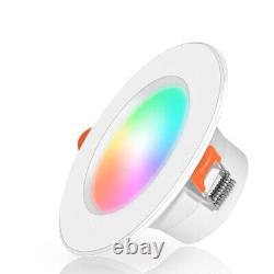 20X Tuya LED Downlight Bluetooth 10W Smart Ceiling Light Dimmable RGB Lamp APP