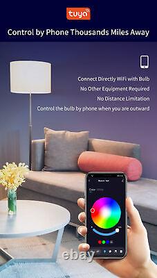 20X Tuya LED Downlight Bluetooth 10W Smart Ceiling Light Dimmable RGB Lamp APP