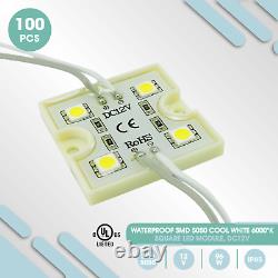 20-100Pcs SMD5050 Waterproof 3-4LEDs Module, 12V, blue, green, red, yellow, rgb, white