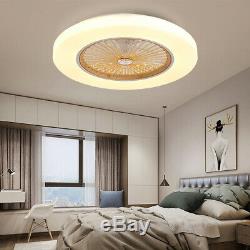 22.6 Inch Modern Ceiling fans LED Light Chandelier 3 Color/Speed Change Remote