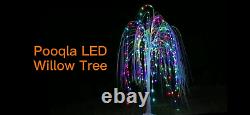 240LED 5FT Lighted Willow Tree Christmas Decoration Color Changing Tree with and