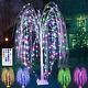 240led 5ft Outdoor Lighted Weeping Willow Tree Remote Control Color Changing Lig