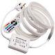 240v 220v Neon Led Strip Light Rgb Flex Rope Waterproof Tape 5050 Remote Control