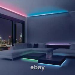 25M 24V LED RGB Strip Light Tape XMAS Cabinet Kitchen Ceiling IR Remote Control