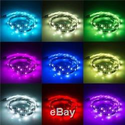 2M USB LED RGB Colour Changing Strip Ambient Mood Light TV Backlight with Remote