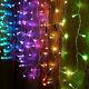 2 Sets Of Twinkly 190 Led Icicle Lights, Red / Green / Blue, L21.5m