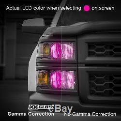 2nd Gen H11 2in1 Bright 6000K LED Headlight Bulbs + Color Changing Devil Eye