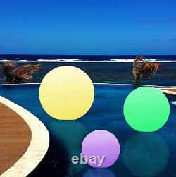 30cm LED Orb Waterproof Floating Ball Mood Lighting Pool Event by PK Green