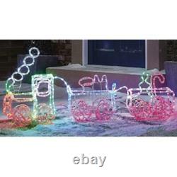 3 Carraige Train Ropelight With LED Christmas Gift decorations