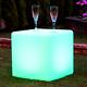 40cm Outdoor Waterproof Led Mood Cube Stool Light Up Seat Table Furniture