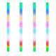 4 X Equinox Pulse Tube Lithium Led Rainbow Colour Changing Dj Disco Party Light