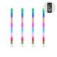 4x Equinox Pulse Tube Lithium Colour Changing Led Effect