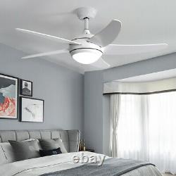 52 Ceiling Fan 3 Colour Light Remote Control Reversible 5 Blades/3 Speed/Timer