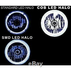5-3/4 RF RGB SMD Color Change White Red Blue Green LED Halo Angel Eye Headlights