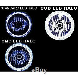 5-3/4 RGB SMD Color Change White Red Blue Green LED Halo Angel Eye Headlight Set