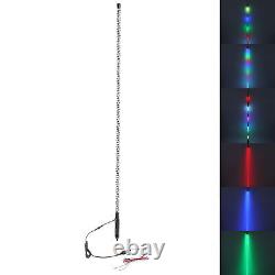 5ft LED Flag Light Remote Control RGB Color Changing Flag Pole Lamp IP67
