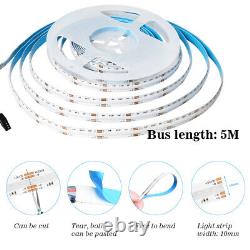 5m RGB COB LED Strip Lights 576leds/m RGB Light Colour Changing Cabinet TV WIFI