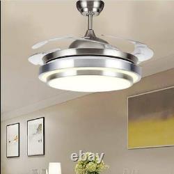 65W 42inch LED Ceiling Fan with 3-Color Changing Lights & Remote Control