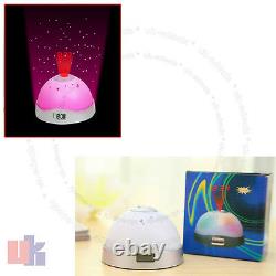 7 Colour Changing Digital LCD Alarm Clock Snooze LED Light Projector Time UKED