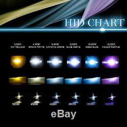 7x6 RGB LED Plasma COB Color Change Halo Shift Angel Eye 6k 6000k HID Headlights