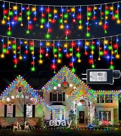8 Colors Changing Christmas Lights 33Ft, 299 LED 8 Modes for Each Color with Rem