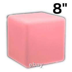 8 Inch LED Color Changing Cube Furniture