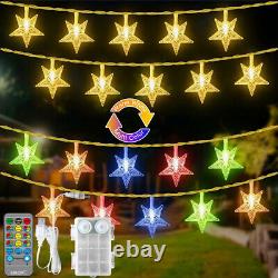 9M/15M 60/100LED Twinkle Stars Fairy String Light Dimmable Dual Color Changeable