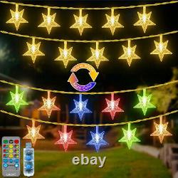 9M/15M 60/100LED Twinkle Stars Fairy String Lights Color Changeable Dimmable UK