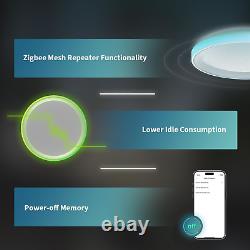 Aqara LED Ceiling Light T1M with Matter, Requires Zigbee 3.0 HUB, RGB+IC with