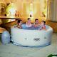 Bestway Lay-z Paris Airjet Inflatable 4-6 Person Led Hot Tub Jacuzzi Spa Bw54148